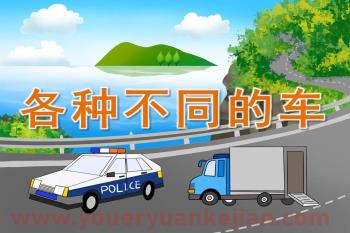 中班社会课件PPT《各种不同的车》PPT课件图片