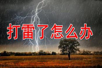 大班安全课件PPT《打雷了怎么办》PPT课件图片