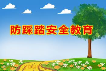 幼儿园小班防踩踏安全教育PPT课件图片