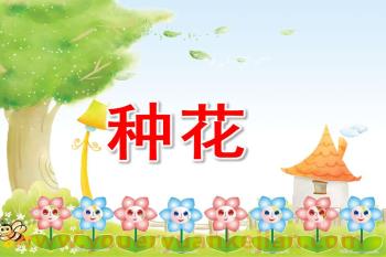 种花PPT课件图片