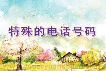 幼儿园安全活动课件PPT《特殊的电话号码》PPT课件图片
