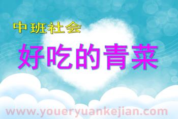 中班社会课件PPT《好吃的青菜》PPT课件图片